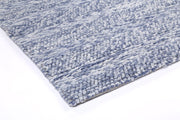 Zayna Ringlets Wool Blend Blue Rug