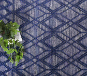 Himalaya Tribal Blue Wool Rug