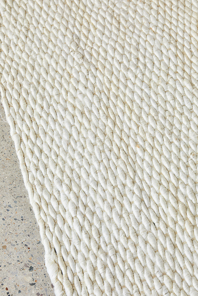 Apiary White Rug