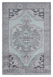 Hyla Truss Light Blue Runner Rug