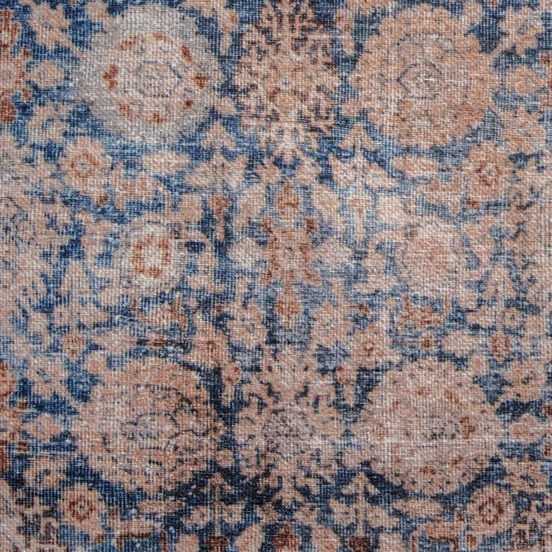 Hyla raceme Navy Runner Rug