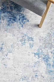 Phantom Faintly Blue Runner Rug