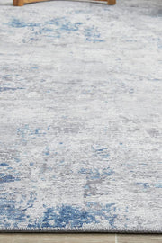 Phantom Faintly Blue Runner Rug