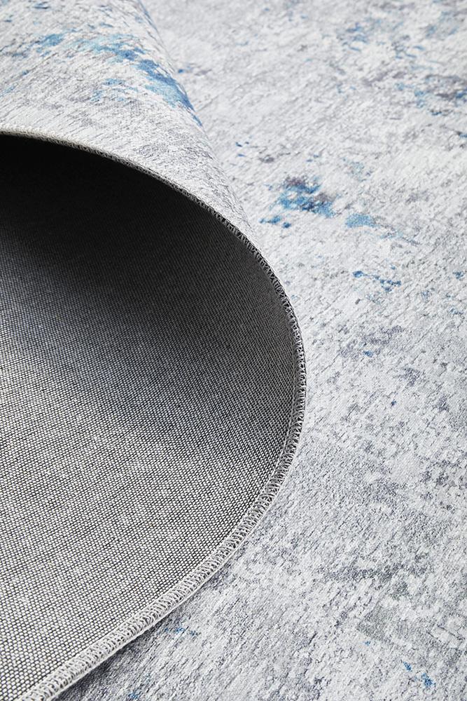 Phantom Faintly Blue Runner Rug