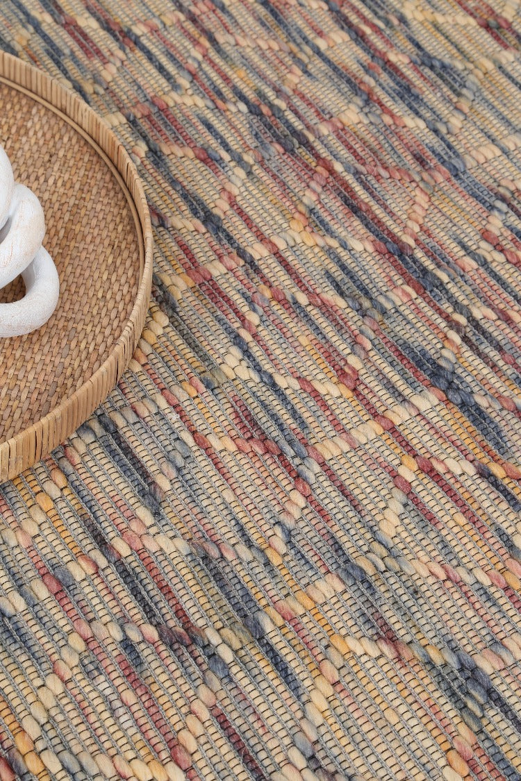 Wamberal Latice Multi Wool Rug