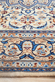 PERSIAN NAEN 14 Blue Beige Rug
