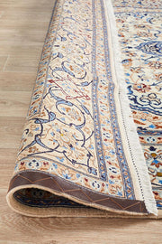 PERSIAN NAEN 14 Blue Beige Rug