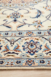 PERSIAN NAEN 14 Blue Cream Rug