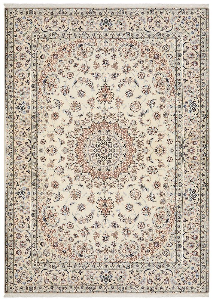 PERSIAN NAEN 14 Blue Red Rug