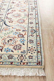 PERSIAN NAEN 14 Blue Red Rug