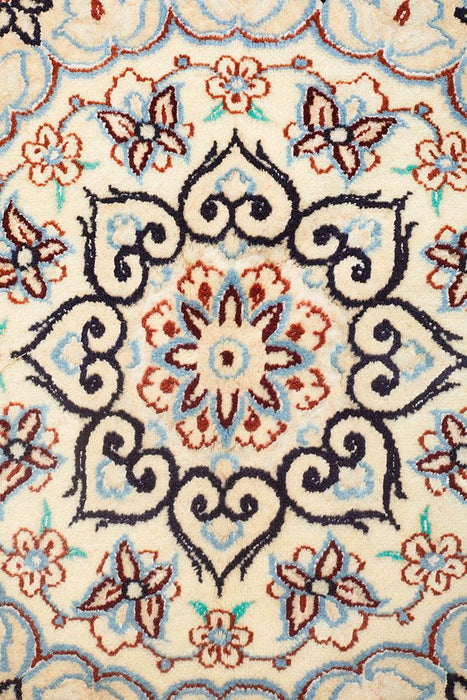 PERSIAN NAEN 14 Blue Red Rug