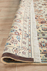 PERSIAN NAEN 14 Blue Red Rug