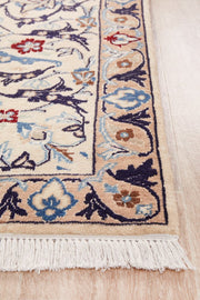 PERSIAN NAEN Navy Cream Rug