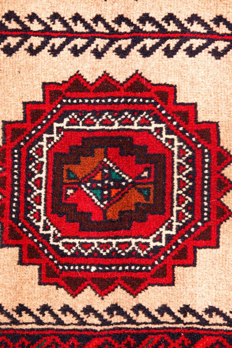 PERSIAN Balouch 975 Red Beige Rug