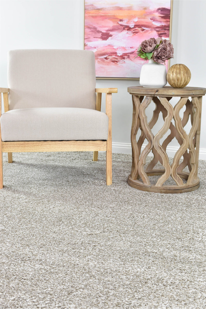 Island Shag Taupe Rug