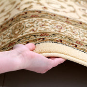 Medallion Classic Design Ivory Rug