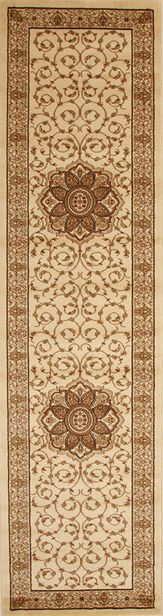 Medallion Classic Design Ivory Rug