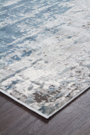 Roxana Distressed Timeless Rug Blue Grey White
