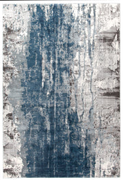 Roxana Distressed Timeless Rug Blue Grey White