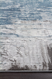 Roxana Distressed Timeless Rug Blue Grey White