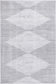 Paisley Abstract Diamond Grey Rug