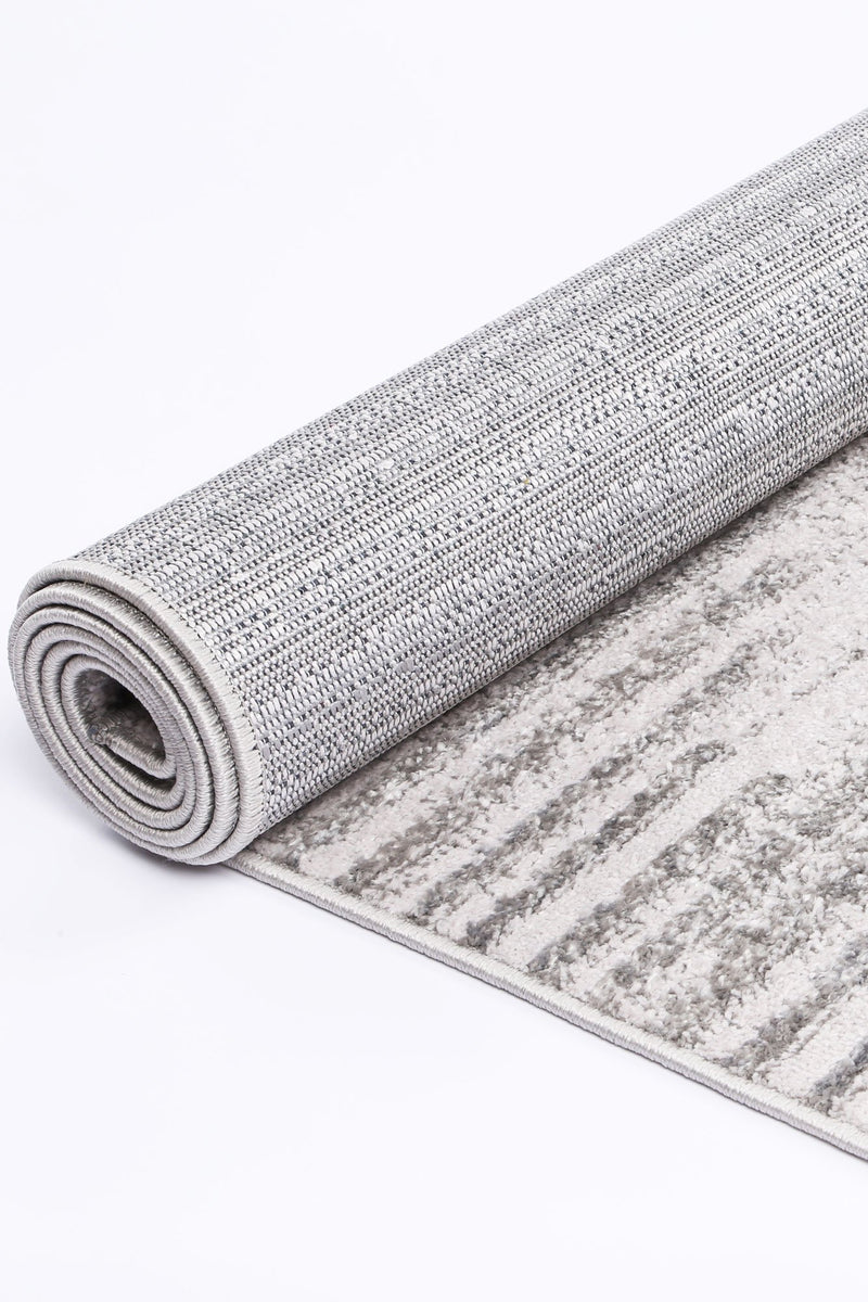 Paisley Abstract Diamond Grey Rug