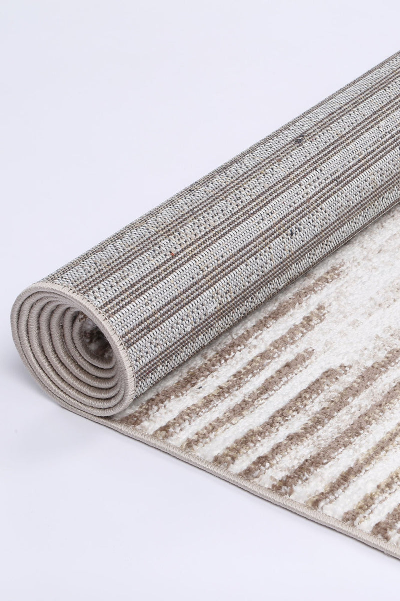 Paisley Abstract Diamond Latte Rug