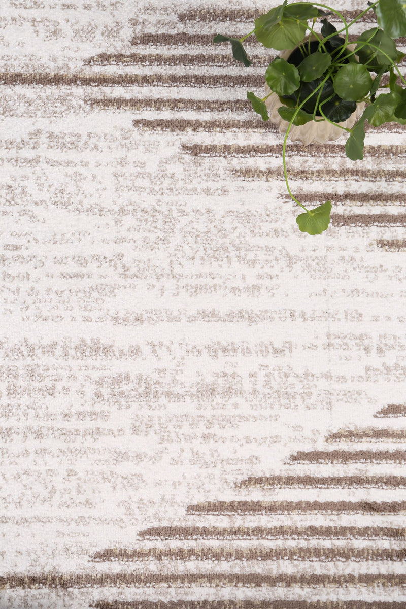 Paisley Abstract Diamond Latte Rug