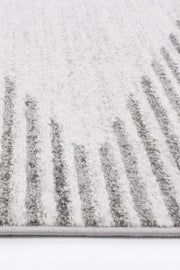 Paisley Abstract Diamond Silver Rug