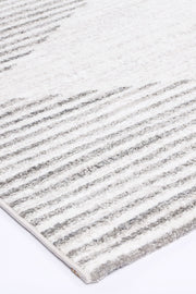 Paisley Abstract Diamond Silver Rug