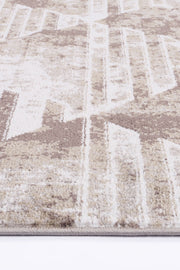 Paisley Transitional Geometric Latte Rug