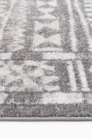 Paisley Tribal Grey Rug