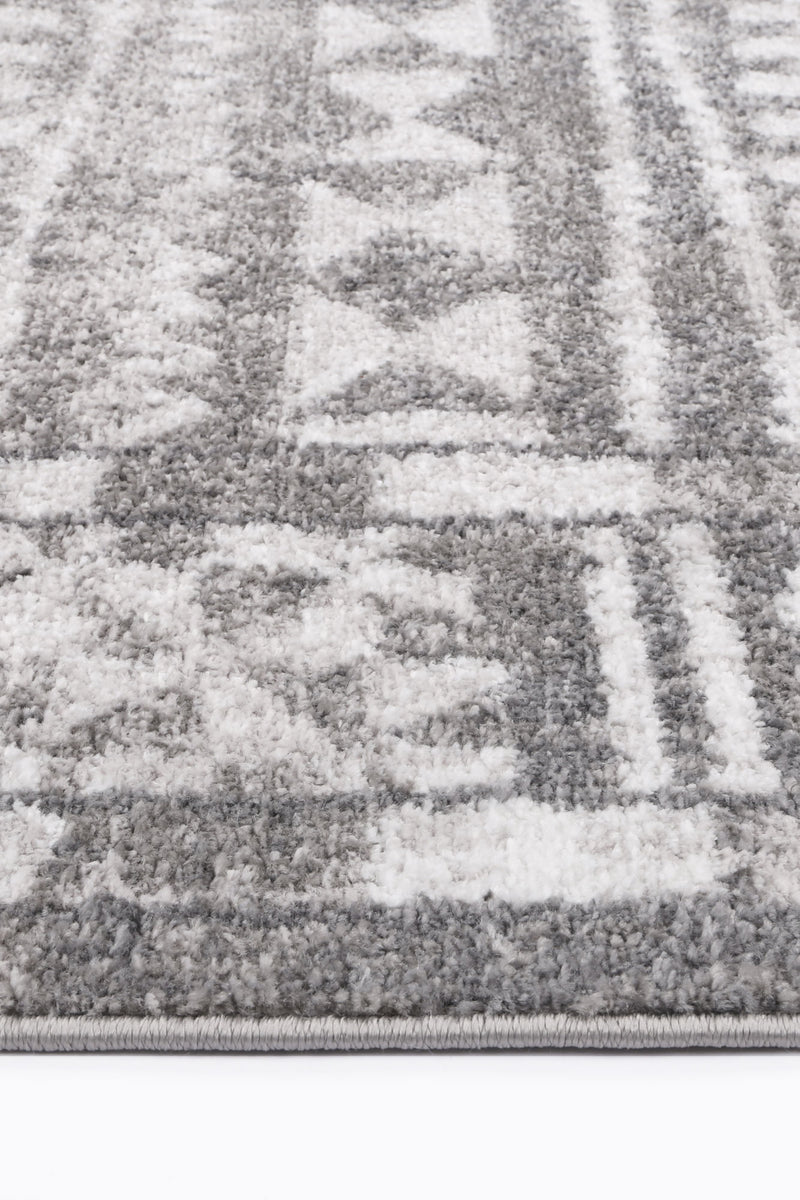 Paisley Tribal Grey Rug