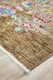 Kuchi Flower Beige Multi Rug