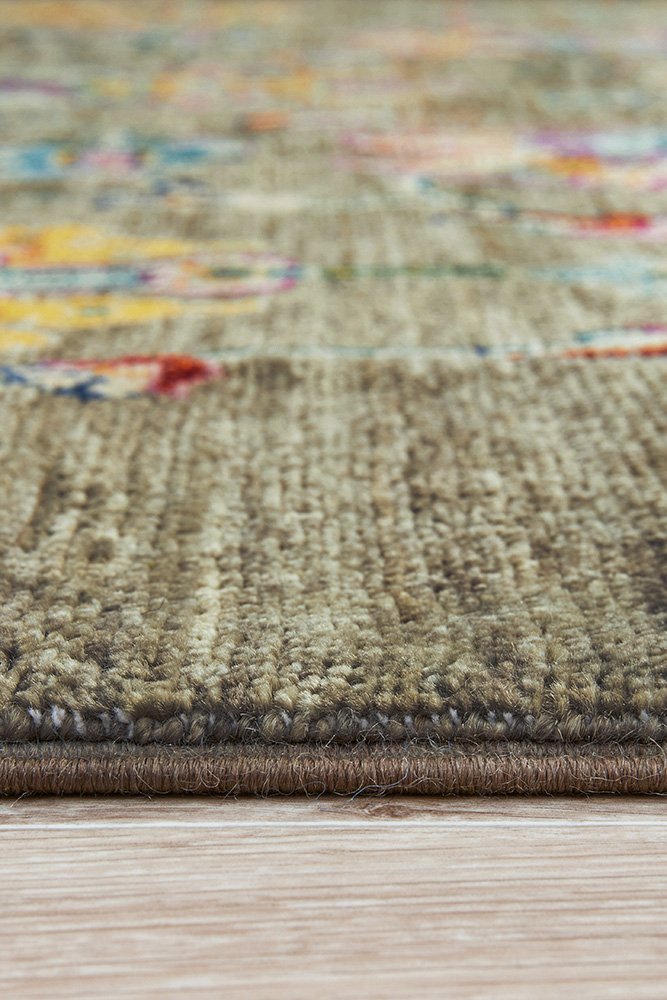 Kuchi Flower Beige Multi Rug