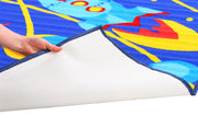 Kids Non Slip Outer Space Rug