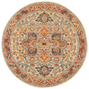 Bequest Heirloom Rust Round Rug