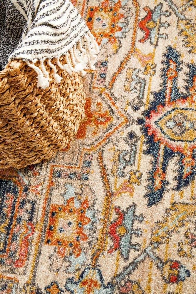 Bequest Heirloom Rust Round Rug