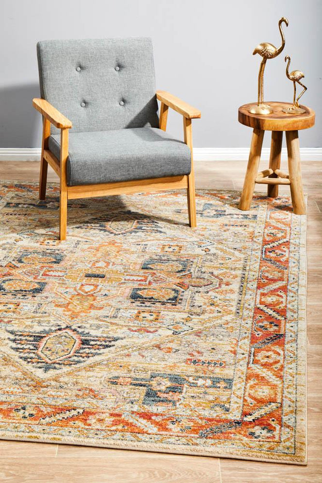 Bequest Heirloom Rust Rug — SydneyRugsOnline