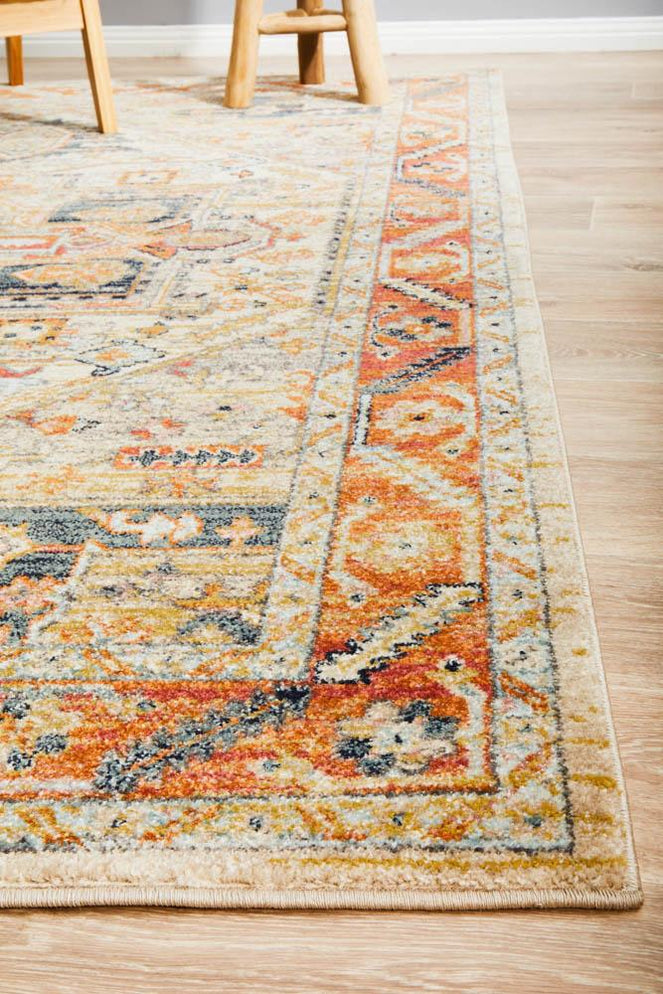 Bequest Heirloom Rust Rug — SydneyRugsOnline
