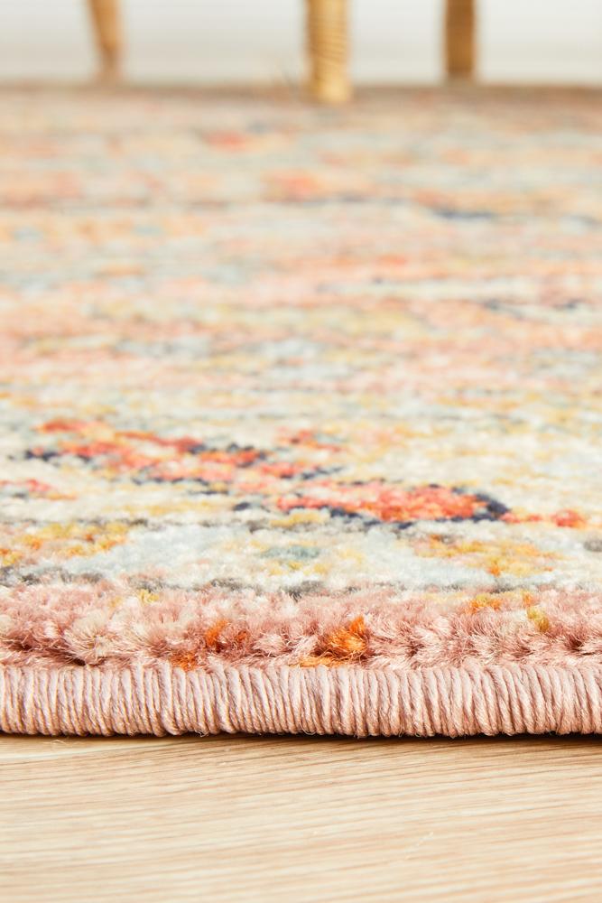 Bequest Heirloom Salmon Round Rug