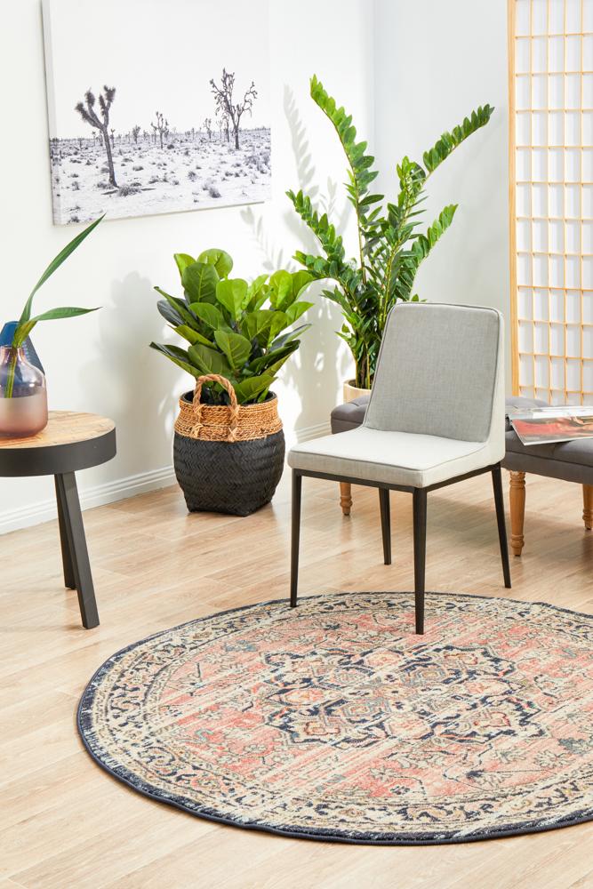 Bequest Wand Brick Round Rug