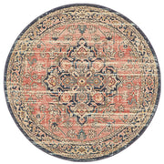 Bequest Wand Brick Round Rug