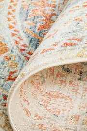 Bequest Sprig Blue Round Rug