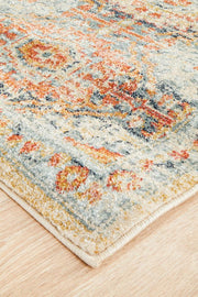 Bequest Sprig Blue Runner Rug