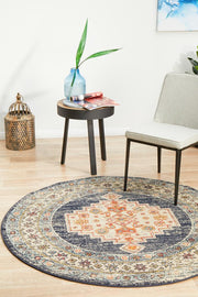 Bequest Antique Ecru Round Rug