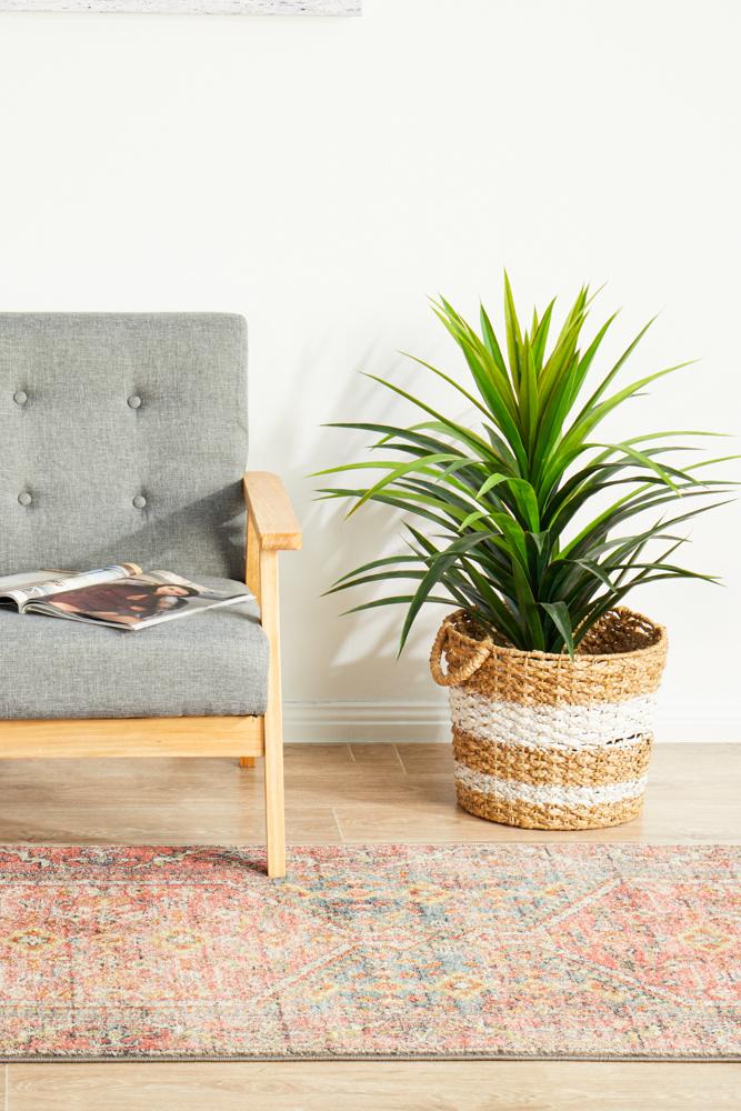 Bequest Reversion Crimson Runner Rug