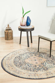 Bequest Heritage Midnight Round Uniart Rug