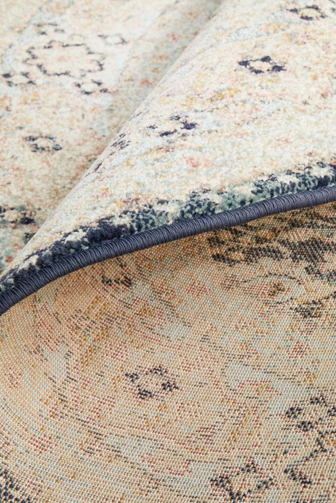 Bequest Heritage Midnight Round Uniart Rug