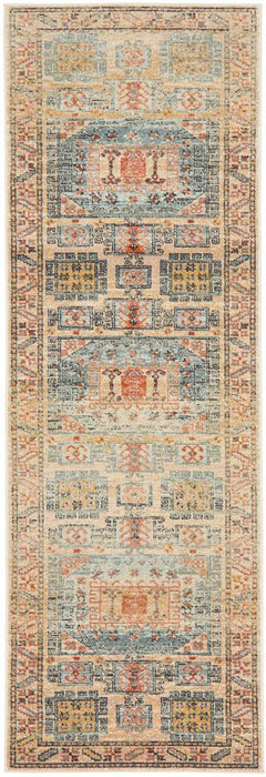 Bequest Relic Sky Blue Runner Rug